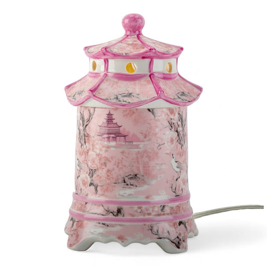 Pink Pagoda Lamp